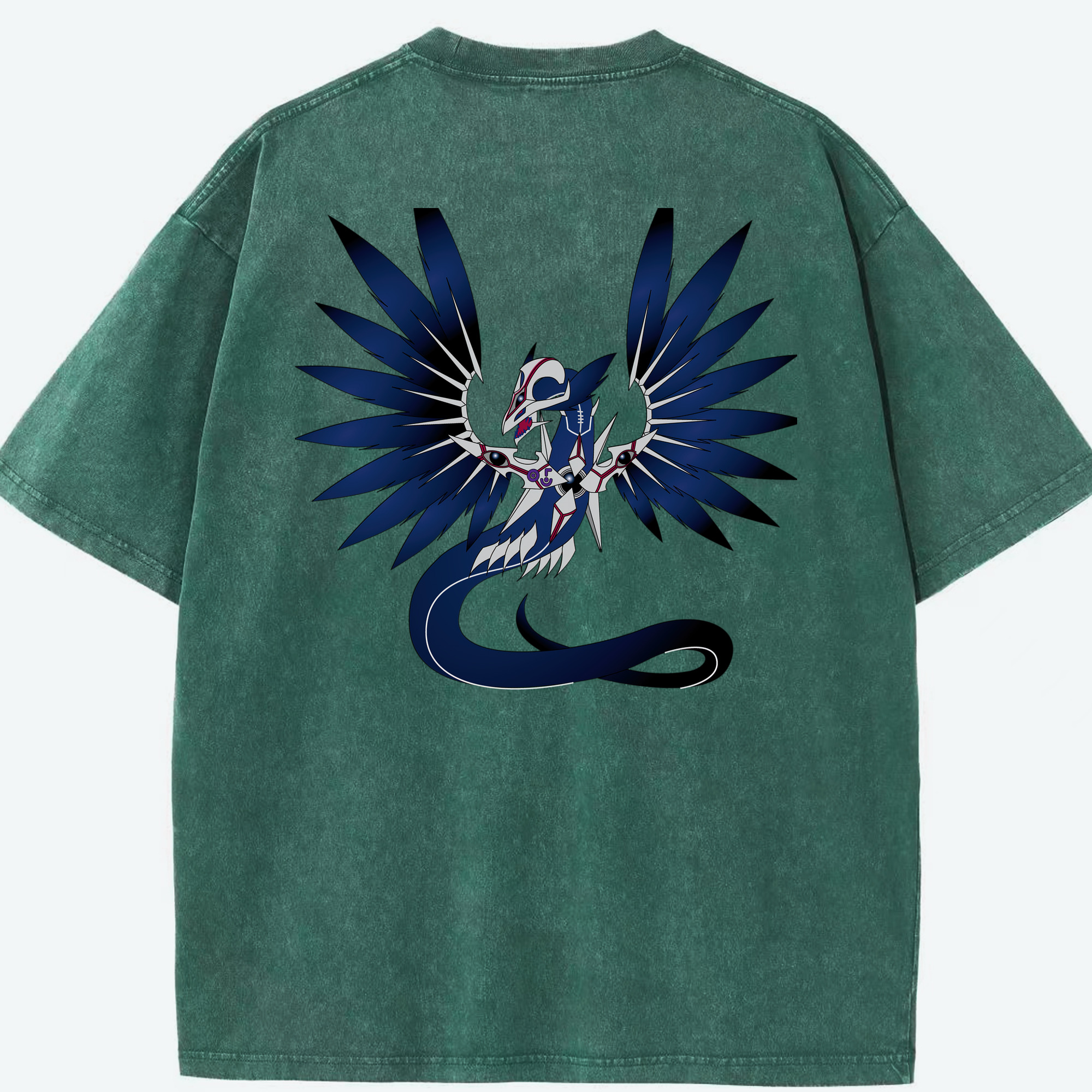 （画像用） 遊☆戯☆王 Yu-Gi-Oh! 綿100% ヴィンテージ風 半袖Tシャツ（背面プリント）